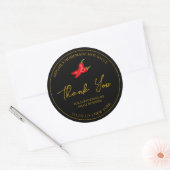 Eenvoudige zelfgemaakte Hot Chili Sauce Bedankt La Ronde Sticker (Envelop)