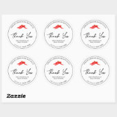 Eenvoudige zelfgemaakte Hot Chili Sauce Bedankt La Ronde Sticker (Vel)