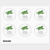 Eenvoudige zelfgemaakte ingelegde okra label (Vel)