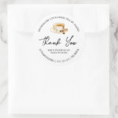 Eenvoudige zelfgemaakte kaneelthee Dank u Label (Tas)