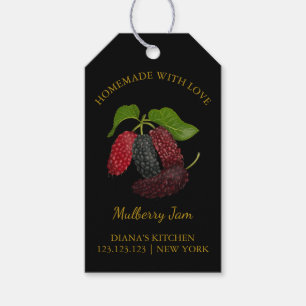 Eenvoudige Zelfgemaakte Mulberry Jam Hang Label l  Cadeaulabel