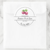 Eenvoudige zelfgemaakte Passion Fruit Jam Label (Tas)