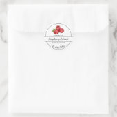 Eenvoudige zelfgemaakte Raspberry Extract Label (Tas)