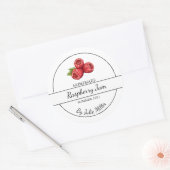 Eenvoudige zelfgemaakte Raspberry Jam Label (Envelop)