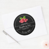 Eenvoudige zelfgemaakte Raspberry Jam Label (Envelop)