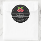 Eenvoudige zelfgemaakte Raspberry Jam Label (Tas)