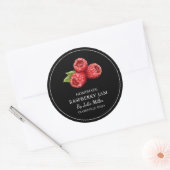 Eenvoudige zelfgemaakte Raspberry Jam Label (Envelop)
