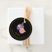 Eenvoudige zelfgemaakte vijg jam hang Label l zwar (In situ)