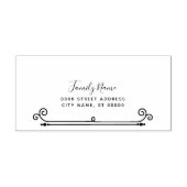 Eenvoudige zelfinktende rubberen stempel (Design)