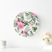 Eenvoudige zomer tropische storm | Wandklok Grote Klok (Huis)