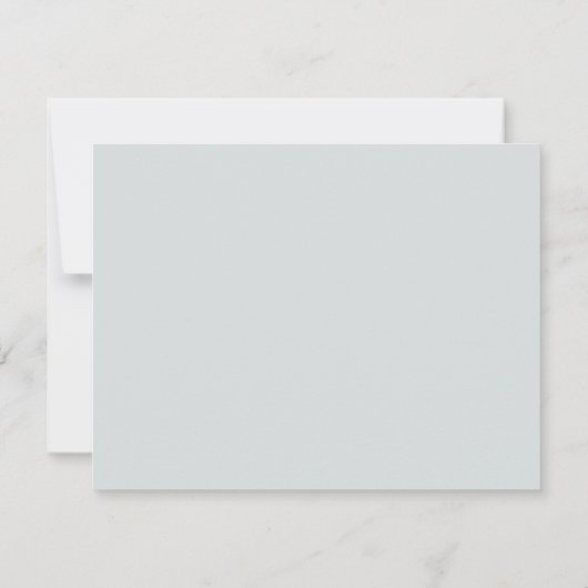 Eenvoudige zonbloem Zelfde liefde Nieuwe Datum Save The Date (Achterkant)