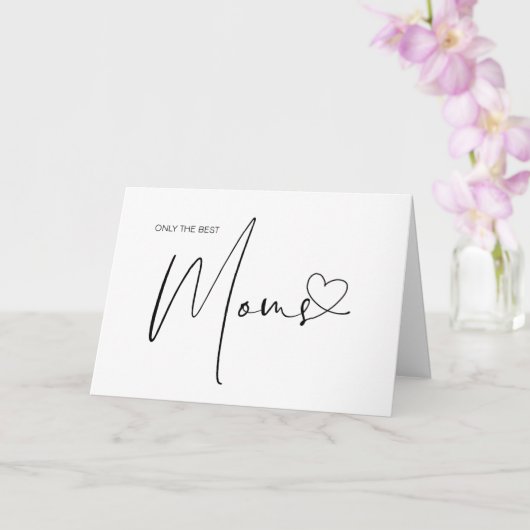 Eenvoudige zwangerschapsaankondiging Baby onthulle Kaart (Orchidee)