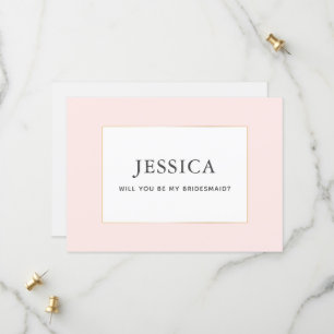 Eenvoudige zwarte bruidskaart van Elegant Gold Save The Date