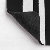 Eenvoudige zwarte en witte stripper muismat (Hoek)