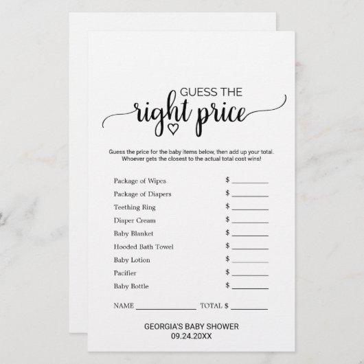 Eenvoudige zwarte kalligrafie wat in uw telefoonsp (Voorkant / Achterkant)