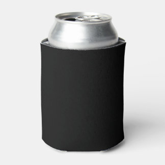Eenvoudige zwarte, Solid Color Blikjeskoeler