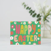 EENVOUDIGER Bubble Letters Colorful Spring CUSTOM Briefkaart (Staand voorkant)