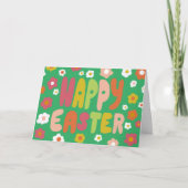 EENVOUDIGER Bubble Letters Colorful Spring CUSTOM Kaart (Voorkant)