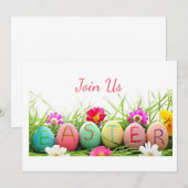 ***EENVOUDIGER** GEBEURTENIS "KOMEN TOT ONS"-INVIT KAART (Voorkant / Achterkant)