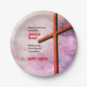 EENVOUDIGER   Jesus is Risen Church Papieren Bordje