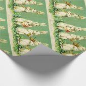 EENVOUDIGER WIT RABBIT ORCHESTRA Music Making Rabb Cadeaupapier (Hoek)