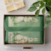 EENVOUDIGER WIT RABBIT ORCHESTRA Music Making Rabb Tissuepapier (Geschenk)