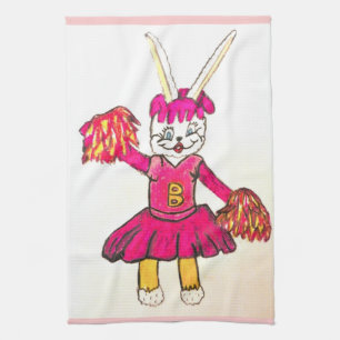 EENVOUDIGERE BUNNY CHEERLEADER handdoek