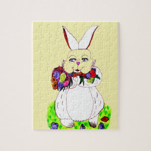 EENVOUDIGERE BUNNY- EN STROOMpuzzel Legpuzzel