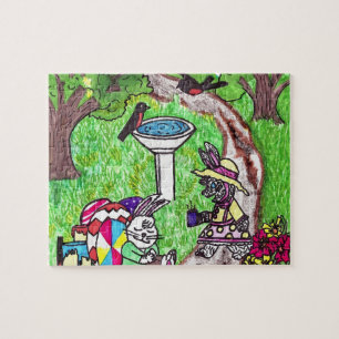 EENVOUDIGERE BUNNY RESTING LEGPUZZEL