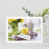 EENVOUDIGERE DINERINVITATIE KAART (Staand voorkant)