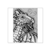 EENVOUDIGERE EGG DRAGON, FANTASY RUBBER STEMP RUBBERSTEMPEL (Afrduk)