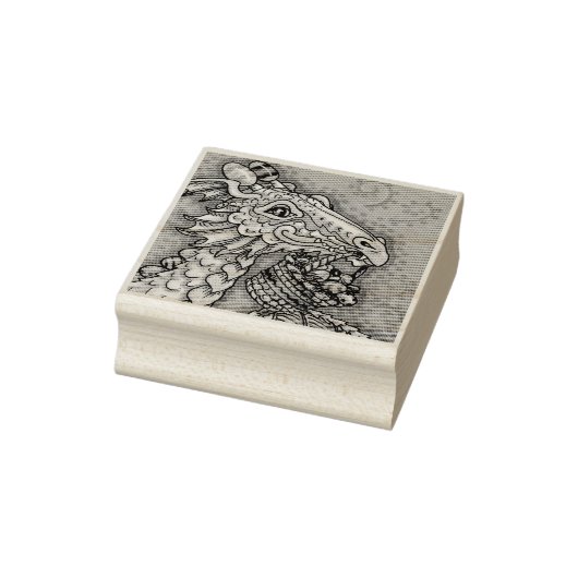 EENVOUDIGERE EGG DRAGON, FANTASY RUBBER STEMP 	RUBBERSTEMPEL (Stempel)