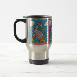 EENVOUDIGERE EGG-GIRAFFE EN TULIPS, SPRING REVEL M REISBEKER