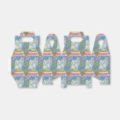 EENVOUDIGERE EGG, RABBIT GABLE FAVOR BOX BEDANKDOOSJES (Uitgevouwen)