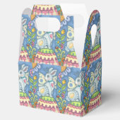 EENVOUDIGERE EGG, RABBIT GABLE FAVOR BOX BEDANKDOOSJES (Geopend)