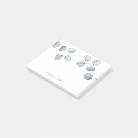 Eenvoudigheid van eucalyptus post-it® notes (Schuin)