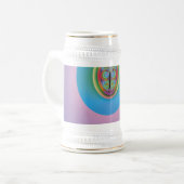 Eenzaam Blauw Bierpul (Voorkant links)