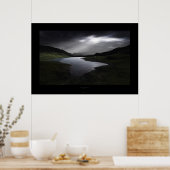 eenzaam huis poster (Keuken)