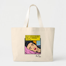 Eenzaam Uur Oude Romantische Strip Kunst Grote Tote Bag