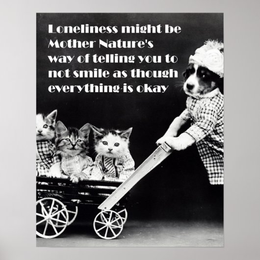 Eenzaamheid kan poster zijn (Voorkant)