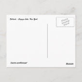 Eenzaamheid - meer van Cayuga Briefkaart (Achterkant)