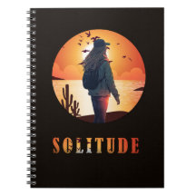 Eenzaamheid, meisjestribune met een steun van zons