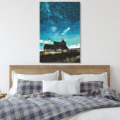 Eenzaamheid onder de sterren canvas afdruk (Insitu (Slaapkamer))