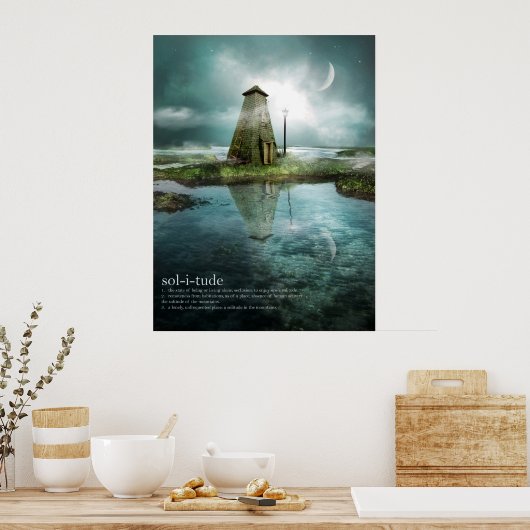 eenzaamheid poster (Keuken)