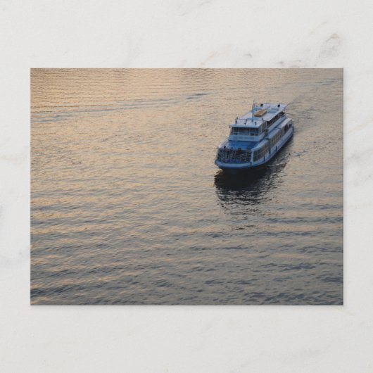 Eenzame boot briefkaart (Voorkant)