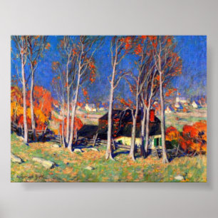 Eenzame Dorp aan de Saint Lawrence _ Gagnon Poster