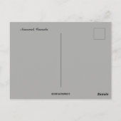 Eenzame fjord in Nunavut, Canada Briefkaart (Achterkant)