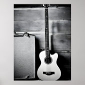 Eenzame gitaar poster (Voorkant)