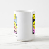 Eenzame Harten Retro Romantische Strip Koffiemok (Center)