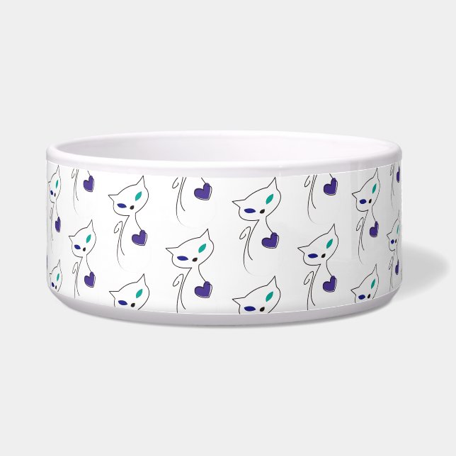 eenzame kat voerbakje (Voorkant)